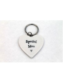 East of India Porcelain 'Special Mum' Keyring (FREE POSTAGE)